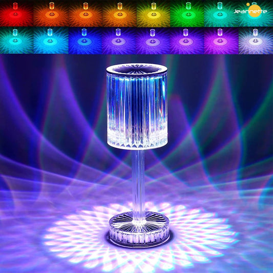 Crystal Diamond Table Lamp Touch Control